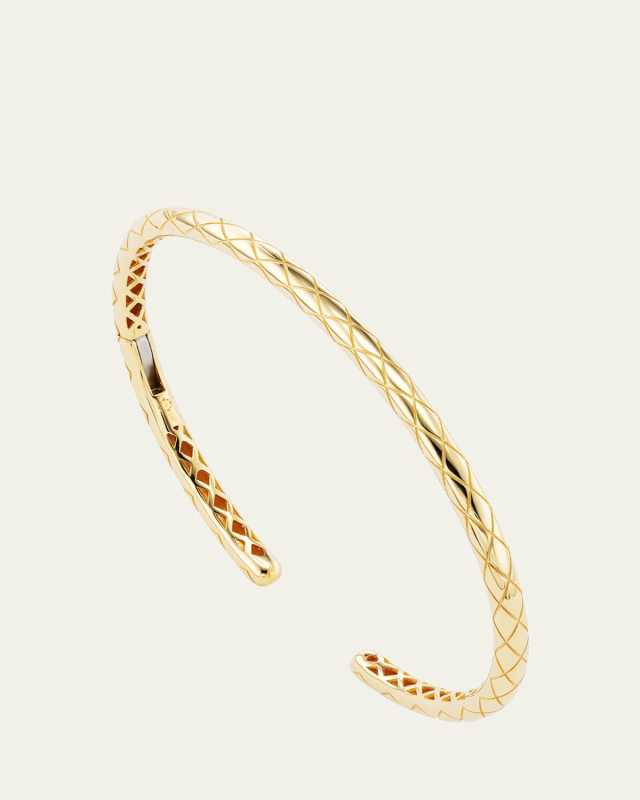 Bliss Thin 18K Gold Cuff